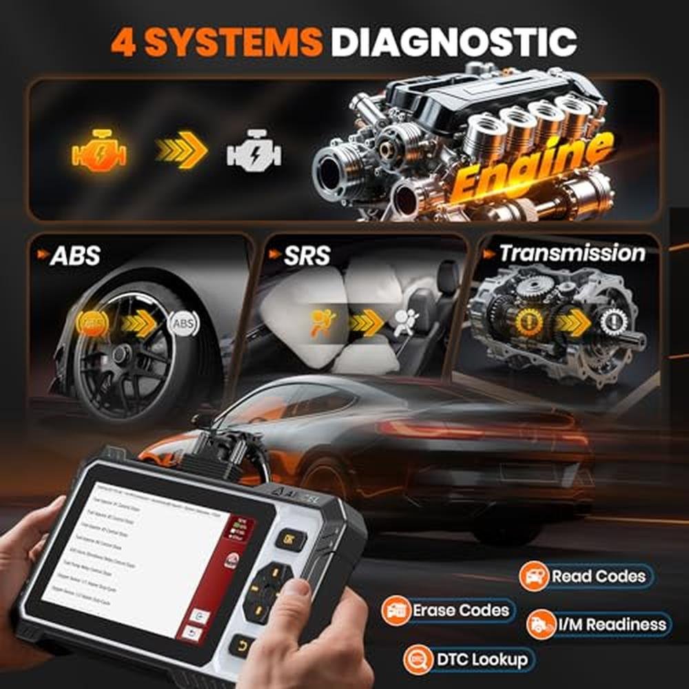 OBD2 Scanner ABS: ANCEL FX6000 Elite Bidirectional Scan Tool – Packaging