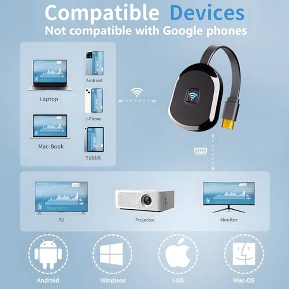 Adapter Display: 4K Wireless HDMI Display Adapter TV – Close-up Detail