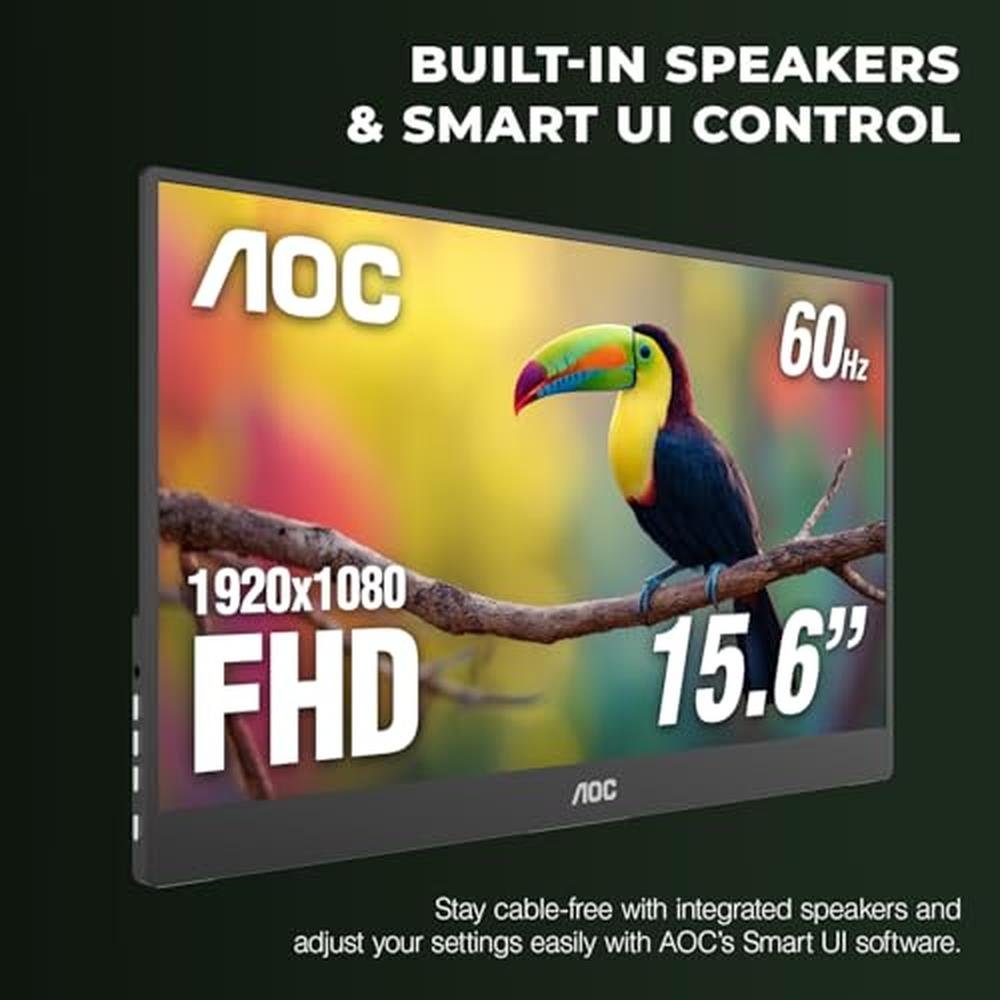 Portable Monitor: AOC 16T20 – Close-up Detail