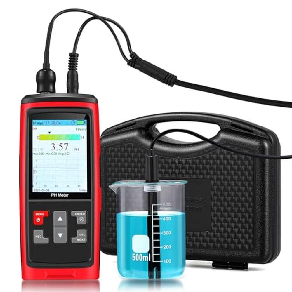 Water Quality Monitoring: Bonvoisin Lab PH Meter – Front View