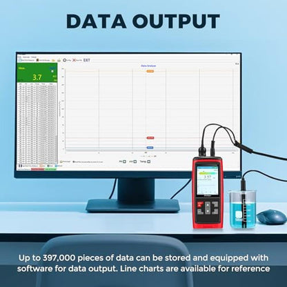 Water Quality Monitoring: Bonvoisin Lab PH Meter – In Use