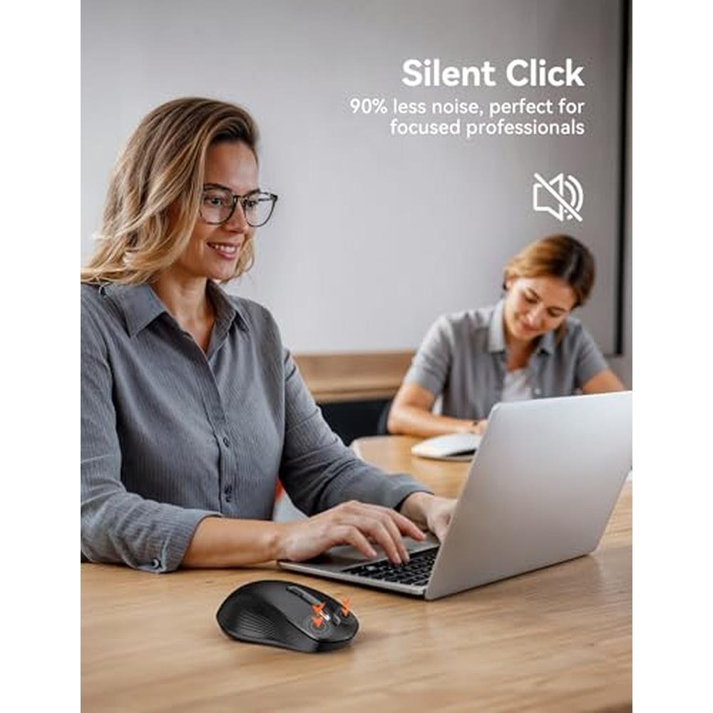 Wireless Laptop Mouse: TECKNET Bluetooth Mouse – Close-up Detail