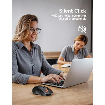 Wireless Laptop Mouse: TECKNET Bluetooth Mouse – Close-up Detail