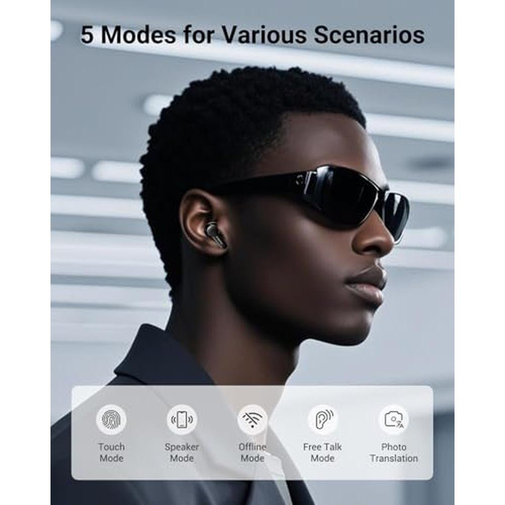 Earbuds Translation: XUPURTLK AI Translator Earbuds – Close-up Detail