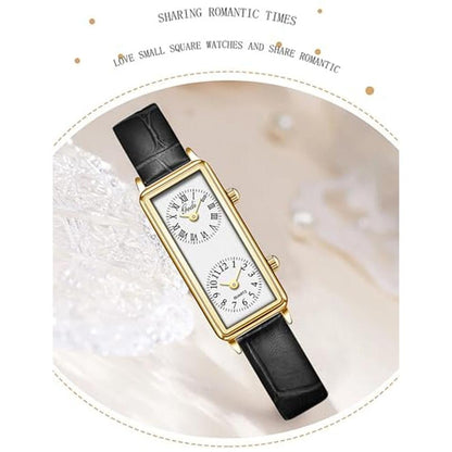 Gosasa Womens Vintage Rectangle Watch – Side View