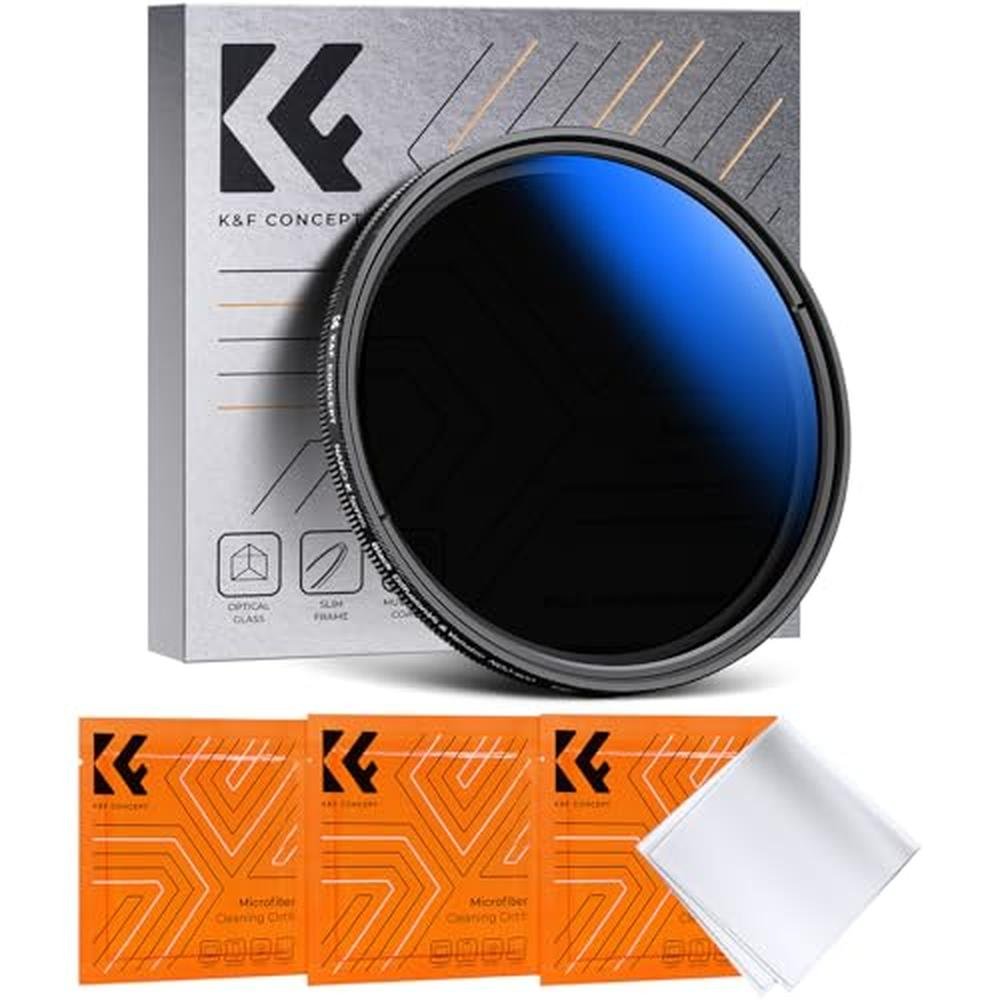 K&F Concept 72mm Variable ND2-400 Filter – Front View