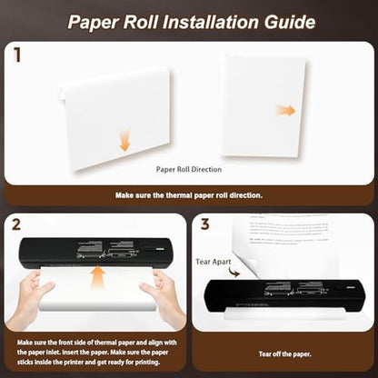 Tattoo Stencil: Portable Thermal Printer Wireless Bluetooth – In Use
