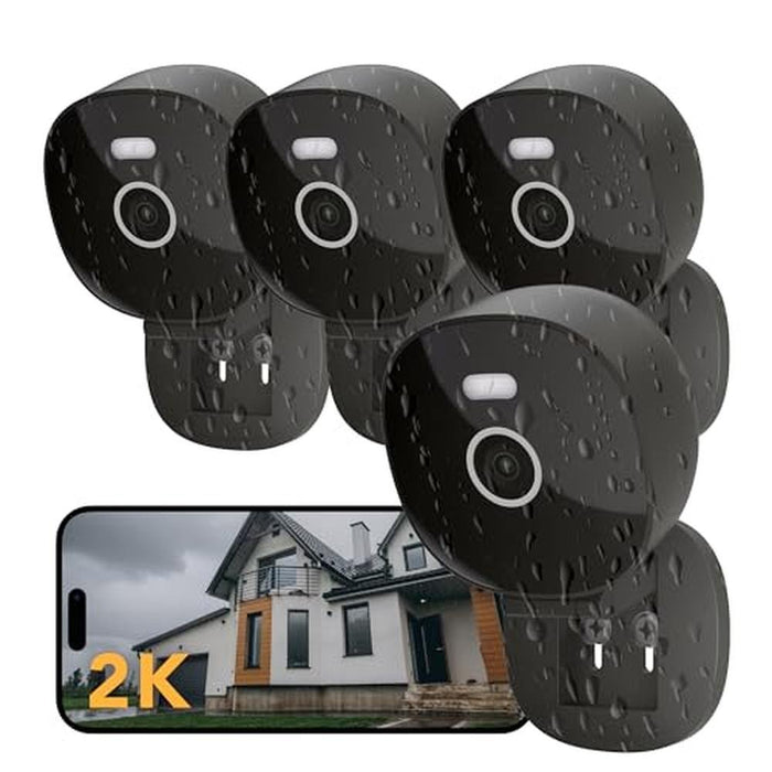 FAMVIVA 2K Security Camera: Outdoor Indoor Home Pet Baby – Front View