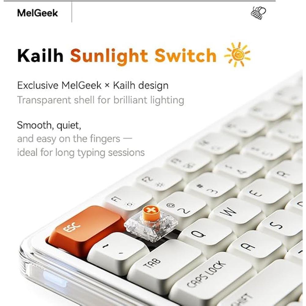 Melgeek O2 Wireless Mechanical Quiet Keyboard – Packaging