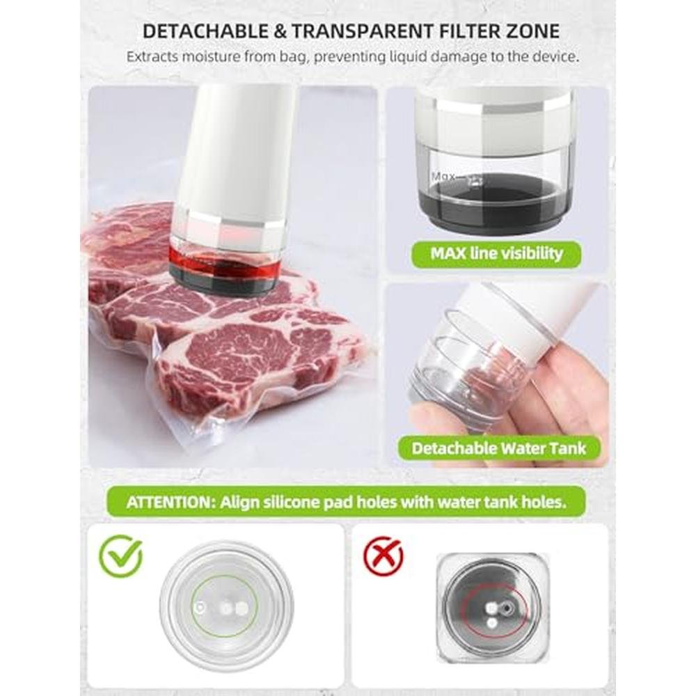 Vacuum Sealer: Premium Vacuum Sealer Machine with Auto-Stop – In Use