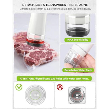 Vacuum Sealer: Premium Vacuum Sealer Machine with Auto-Stop – In Use