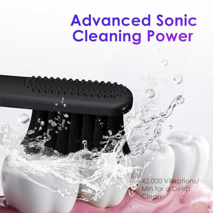 Electric Toothbrush with Sonic Technology – Close-up Detail