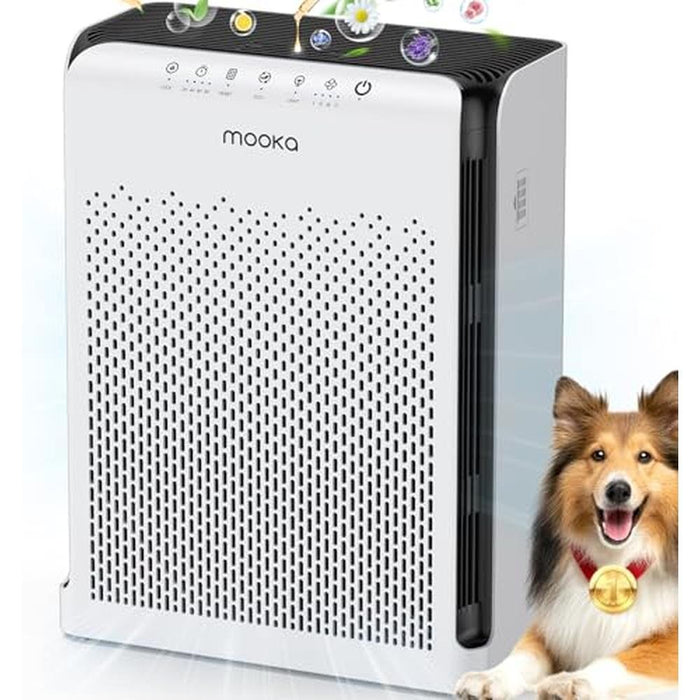 Air Purifiers for Home: MOOKA M200L Large Room Air Purifier – Front View