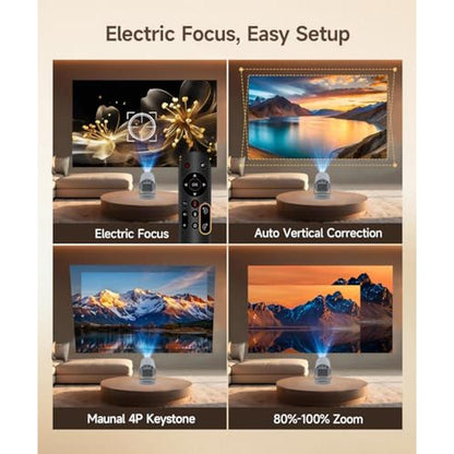 Projector Electric: Electric FocusMagcubic Mini Projector – Side View