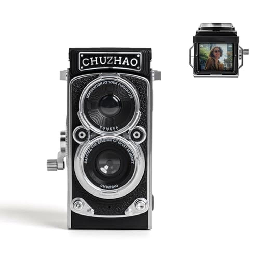 Camera Vintage Digital: Chuzhao Vintage Mini Digital Camera – Front View