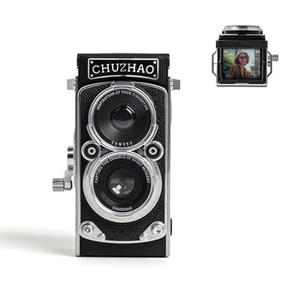 Camera Vintage Digital: Chuzhao Vintage Mini Digital Camera – Front View