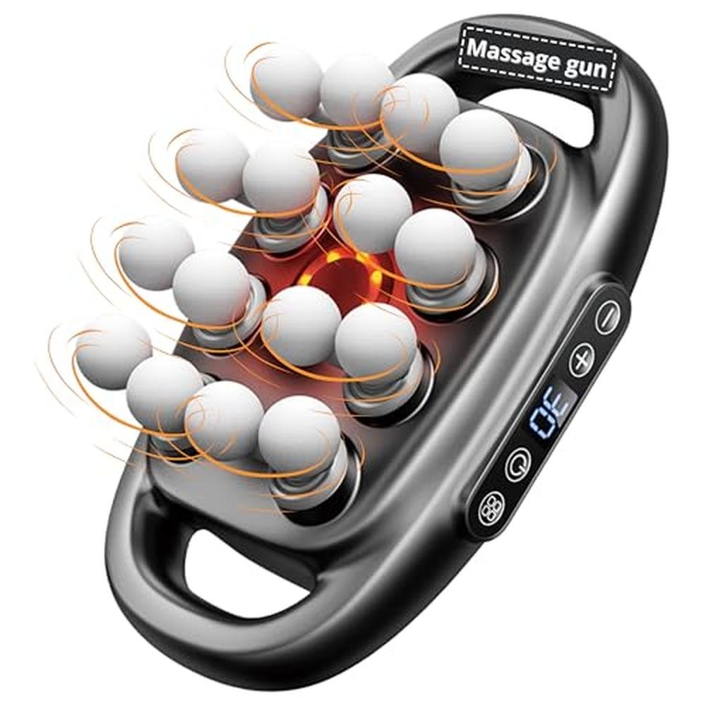 Neck Massager: LEVILO 16 Head Massage Gun Deep Tissue for – Front View