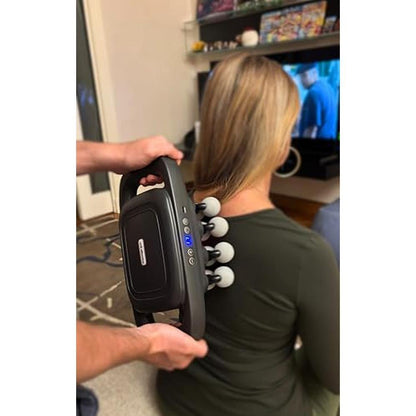 Neck Massager: LEVILO 16 Head Massage Gun Deep Tissue for – Side View