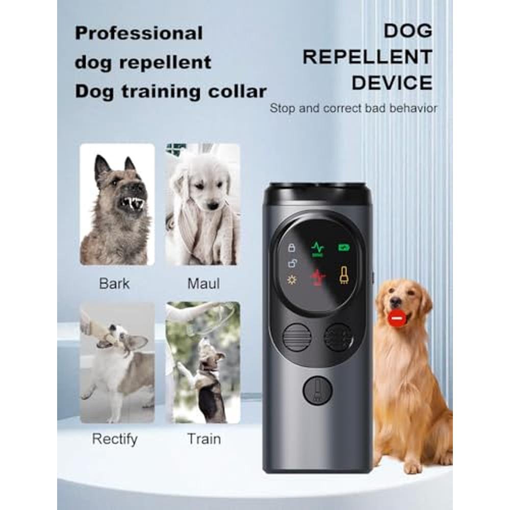 Bark 2025: 2025 Rechargeable Ultrasonic Dog Bark Deterrent – Side View