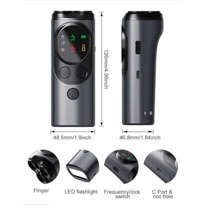 Bark 2025: 2025 Rechargeable Ultrasonic Dog Bark Deterrent – Close-up Detail