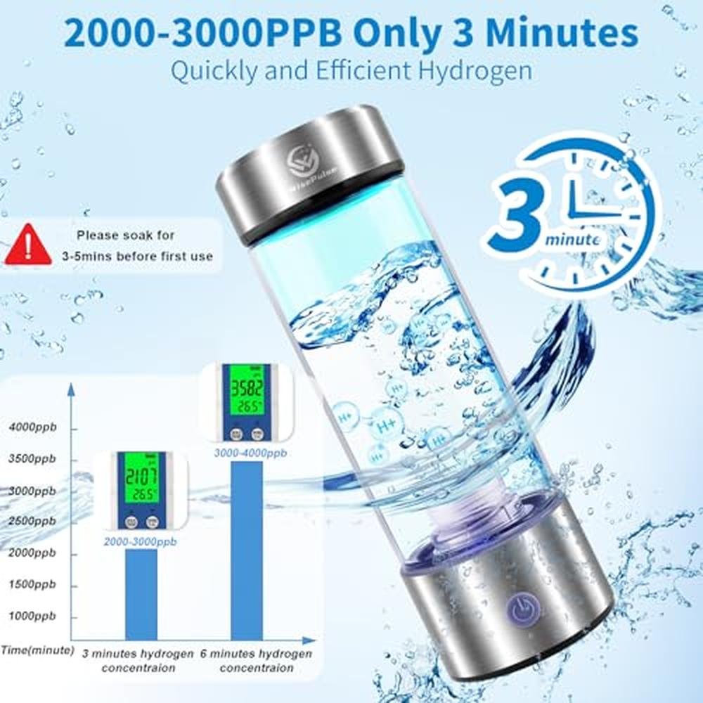 Hydrogen Water Bottle Generator – Close-up Detail