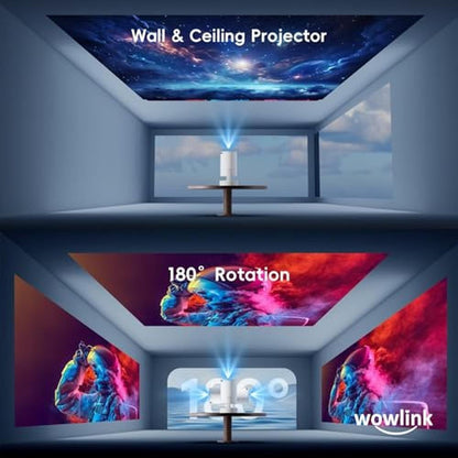 Projector Stick: 2025 Upgraded Mini Projector WiFi 6 – Packaging