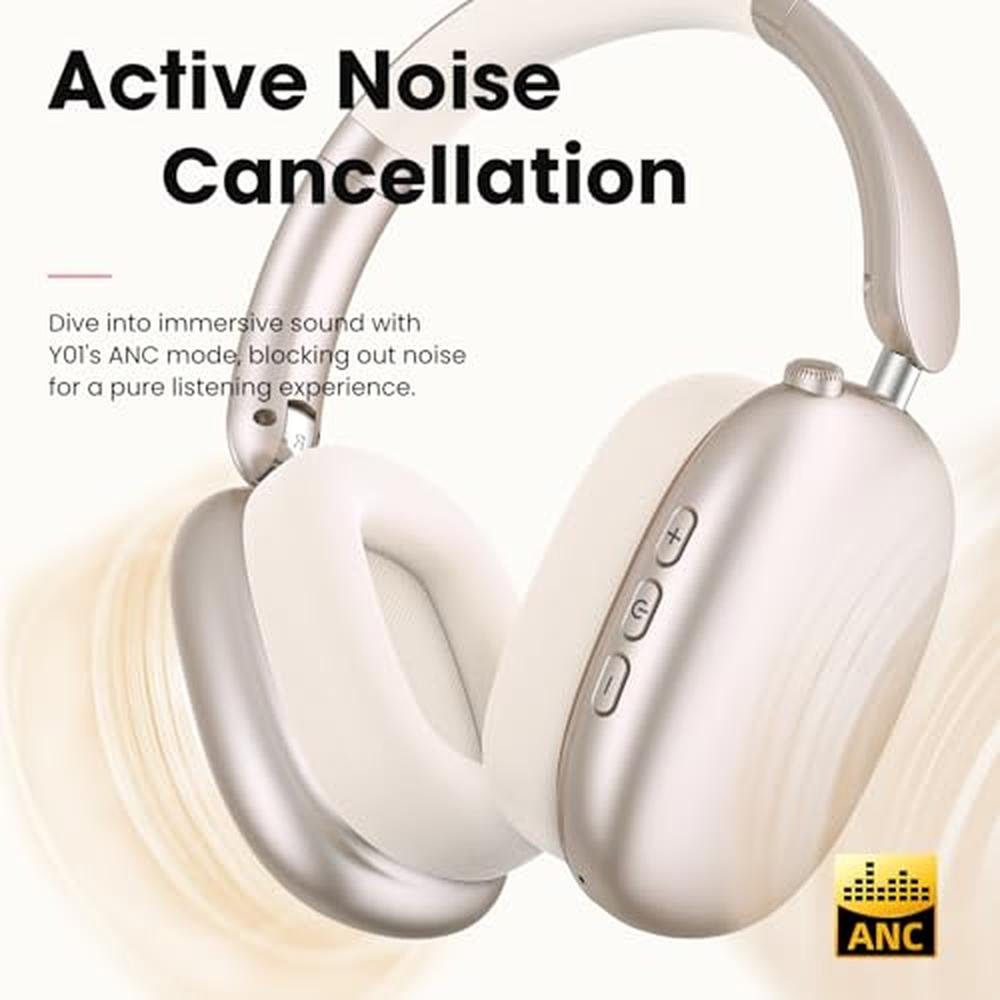 High-End Wireless Noise Canceling Headphones – Side View