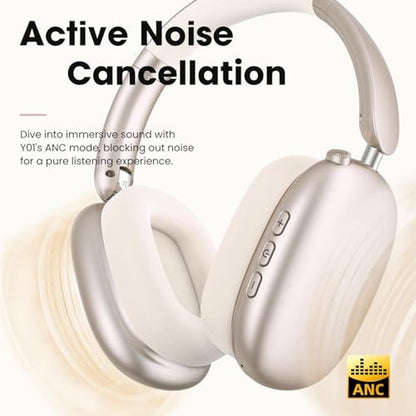 High-End Wireless Noise Canceling Headphones – Side View