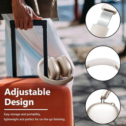 High-End Wireless Noise Canceling Headphones – In Use