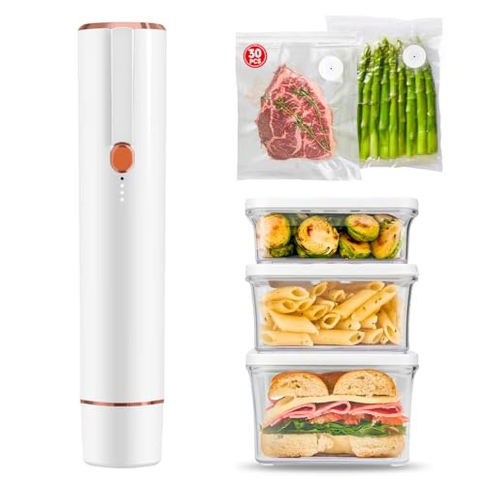 Vacuum Sealer: Vixino Compact Handheld Vac Seal Machine – Front View