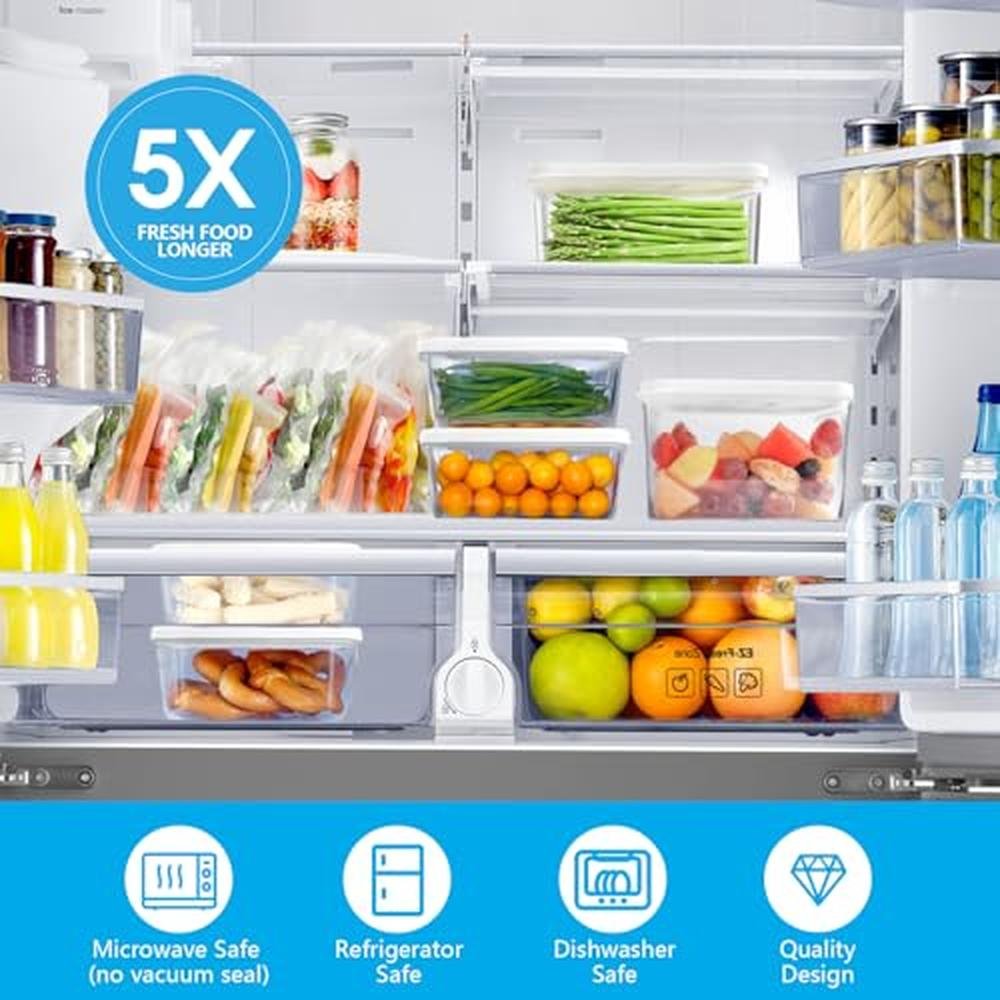 Vacuum Sealer: Vixino Compact Handheld Vac Seal Machine – Side View