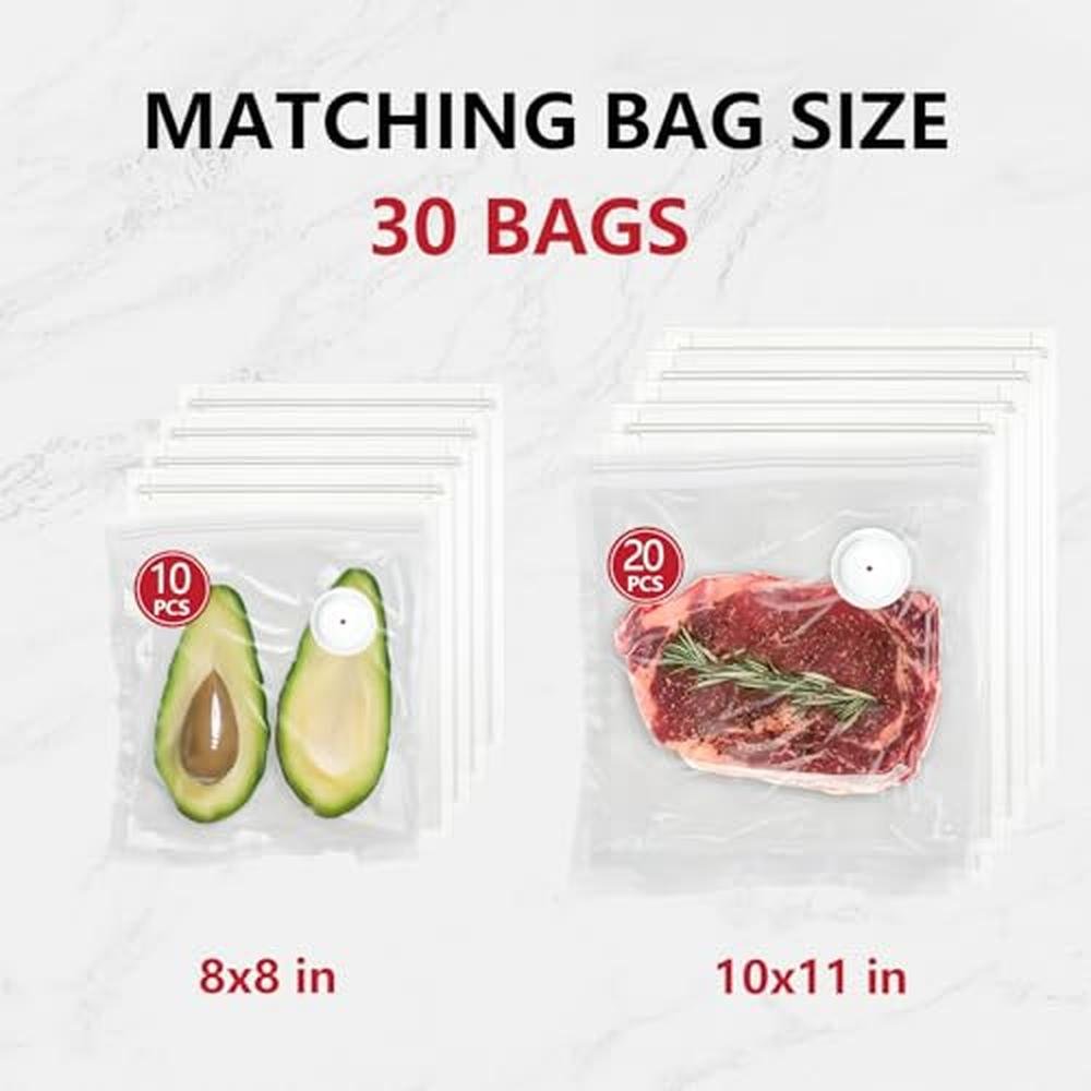 Vacuum Sealer: Vixino Compact Handheld Vac Seal Machine – In Use