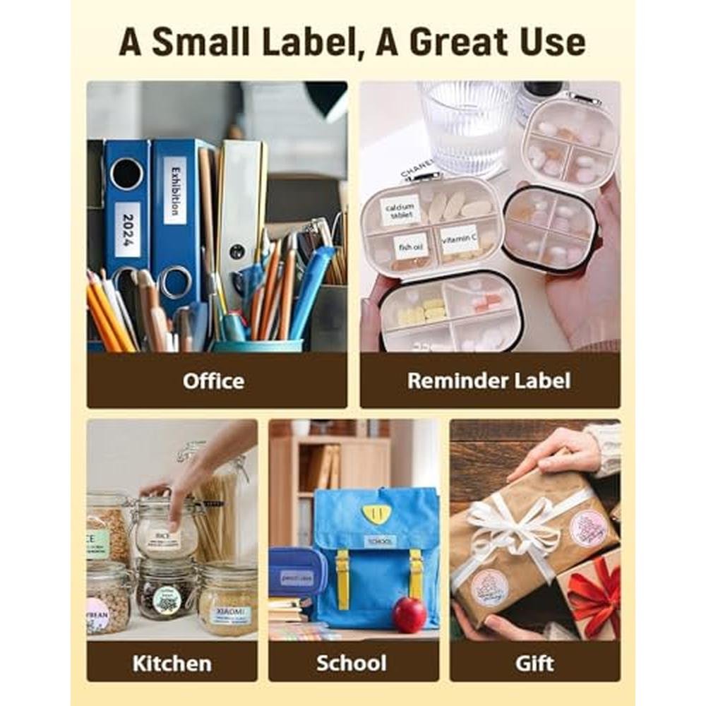Label Printer: NADAIIN Label Maker Machine With Tape – Packaging