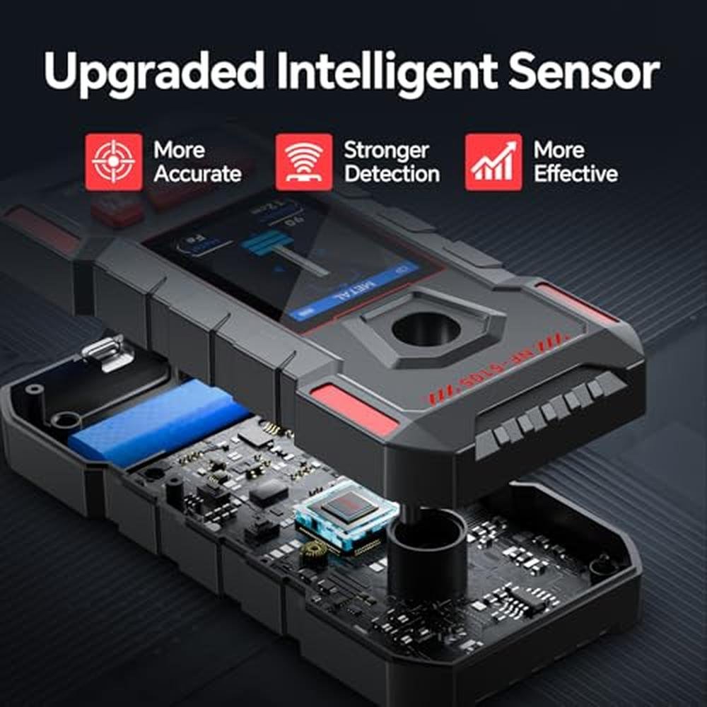 Stud Finder: GOTMEET Rechargeable Wall Scanner with – Side View