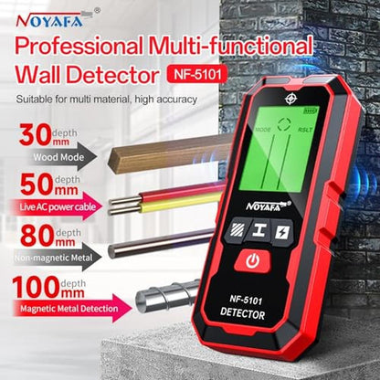 Stud Finder: NOYAFA NF-5101 5-in-1 High-Precision Wall – Side View