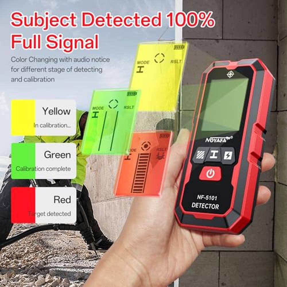 Stud Finder: NOYAFA NF-5101 5-in-1 High-Precision Wall – Close-up Detail