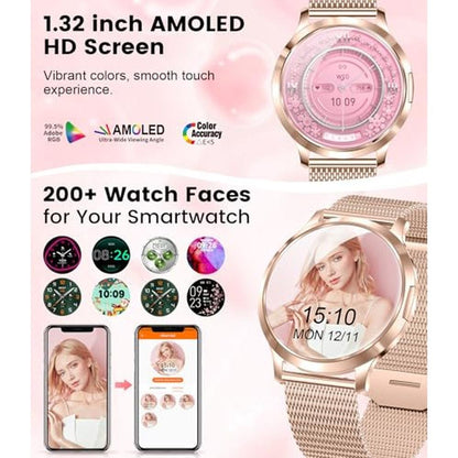 Smart Watch: DREMAC 1.32'' Amoled Curved Display – Side View