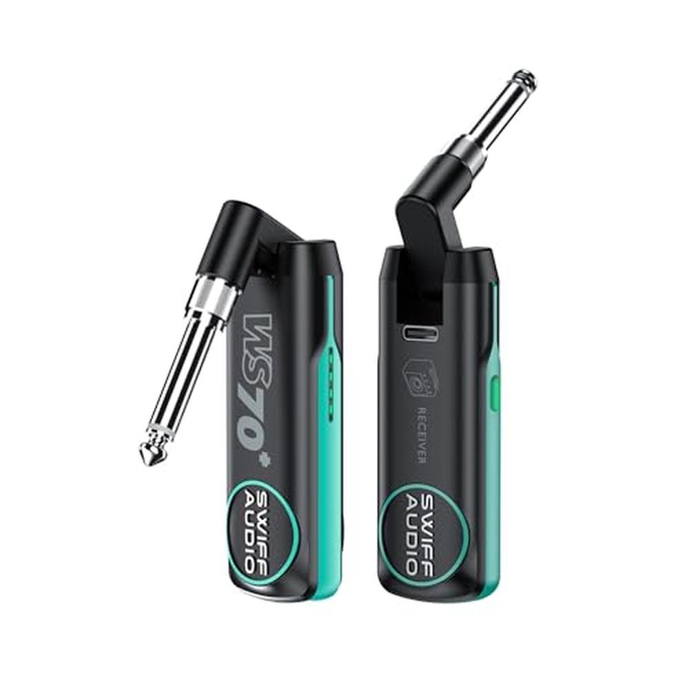 Guitar Transmitter: Wireless Guitar System Rechargeable – Front View