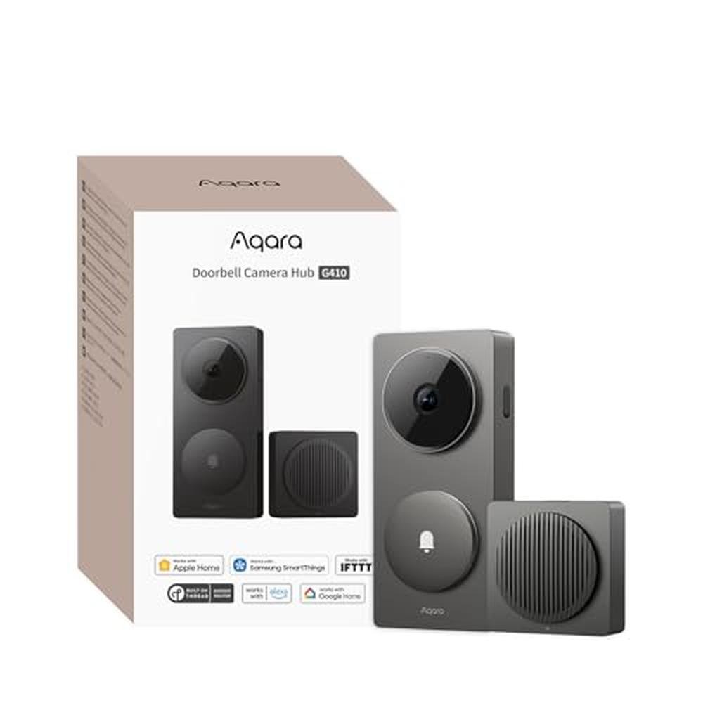Home Aqara: Aqara Smart Doorbell Camera G410 with Chime 2K – Front View