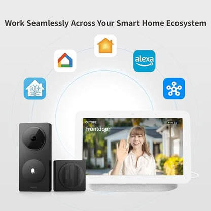 Home Aqara: Aqara Smart Doorbell Camera G410 with Chime 2K – Side View