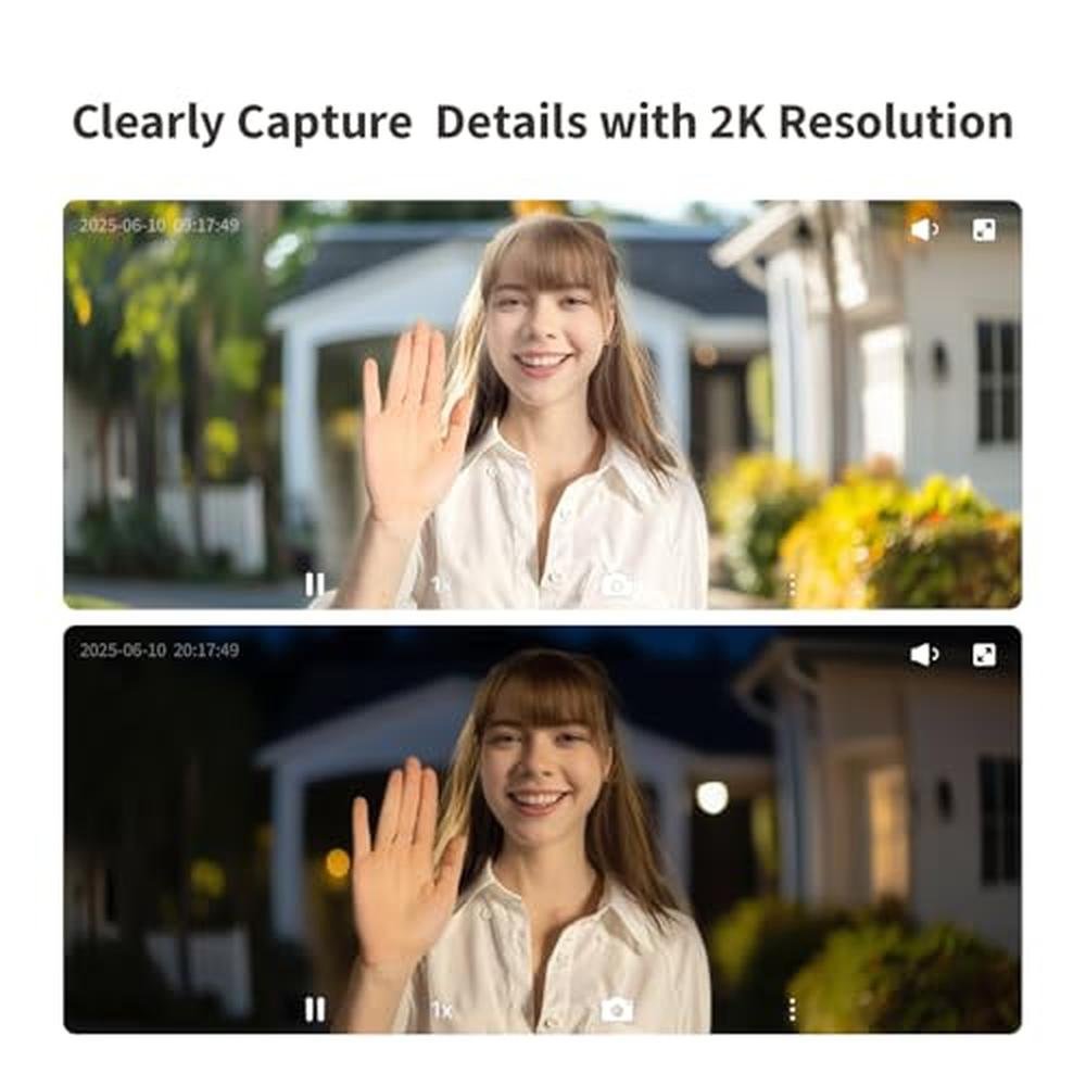 Home Aqara: Aqara Smart Doorbell Camera G410 with Chime 2K – In Use