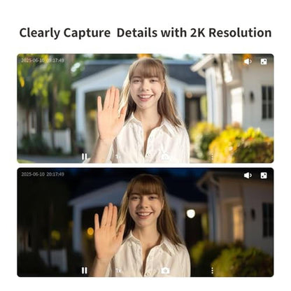 Home Aqara: Aqara Smart Doorbell Camera G410 with Chime 2K – In Use