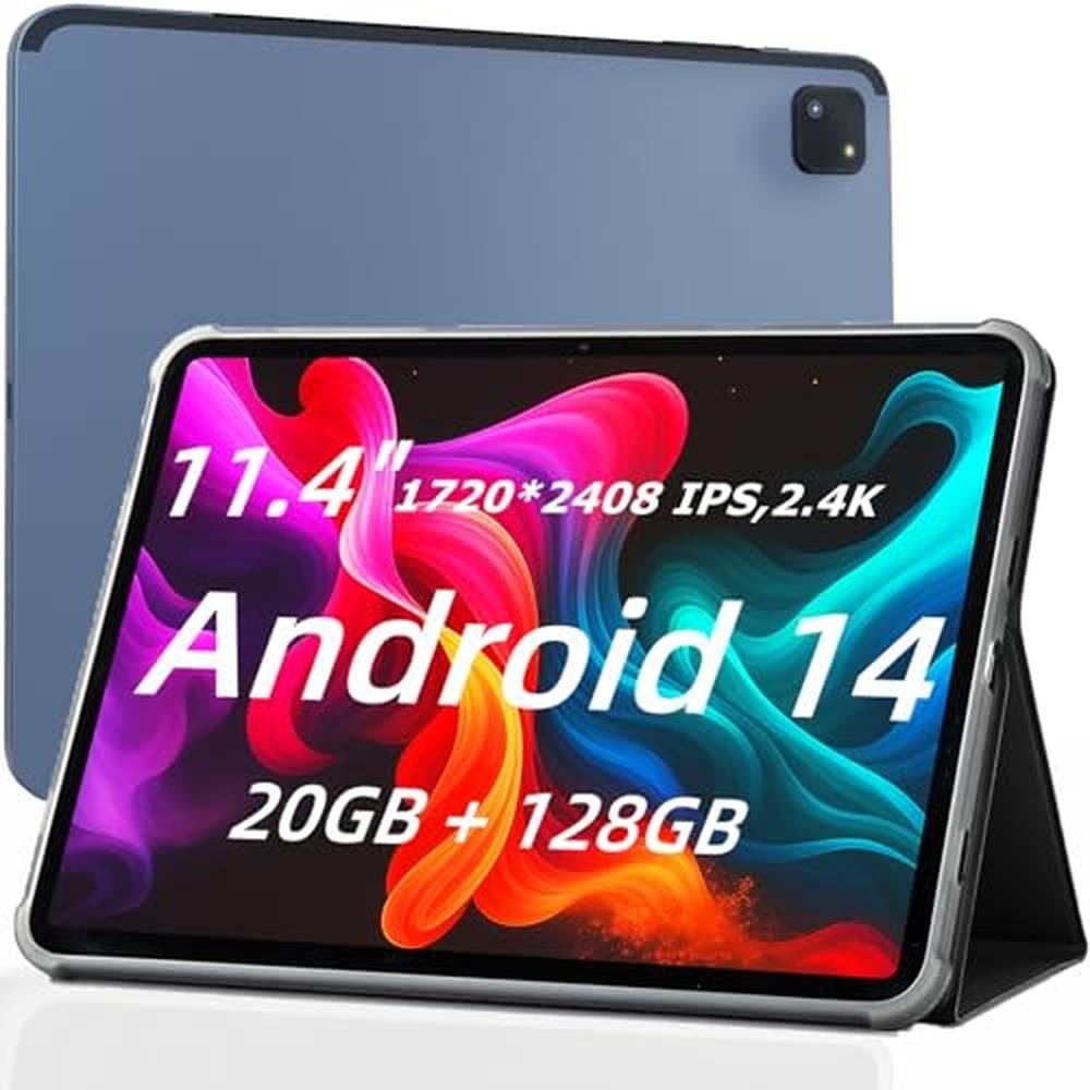 Tablet Android: 11-inch Android 14 Tablet with Octa-core – Front View