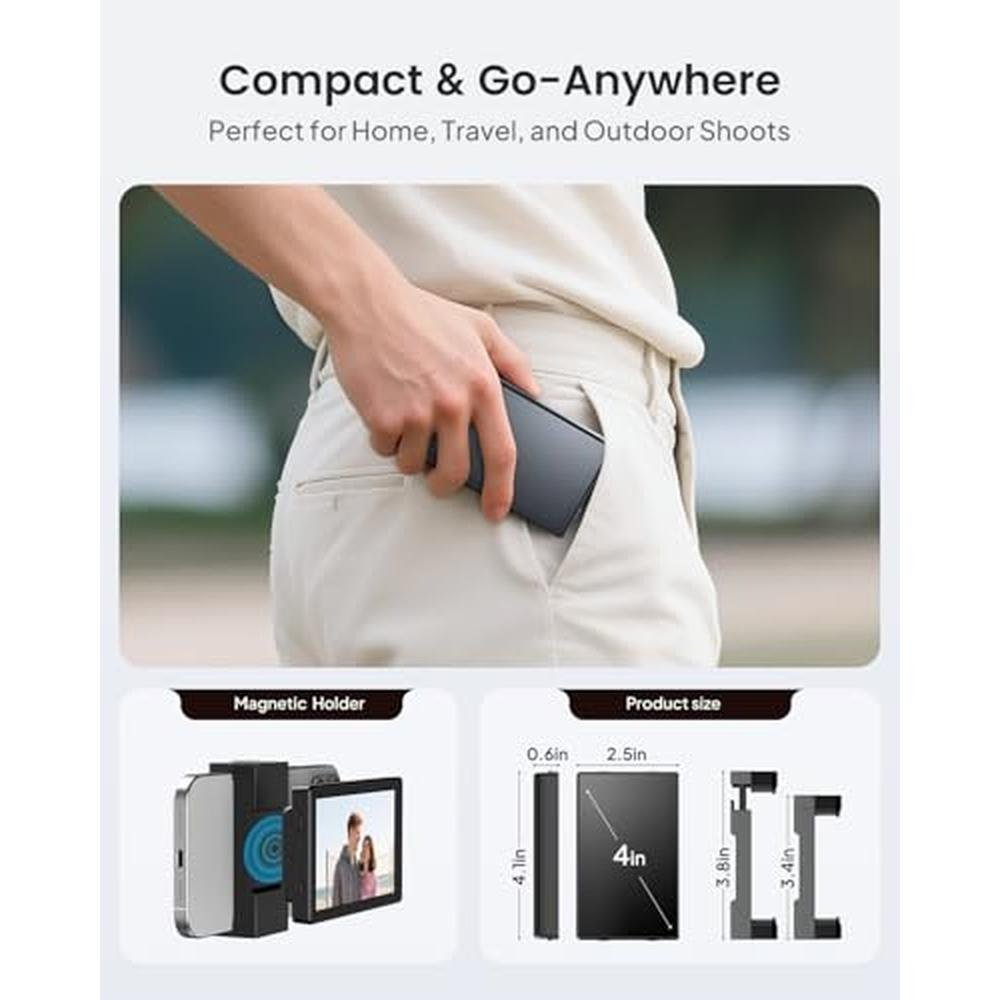 Vlog Selfie Monitor Screen: Eyoyo Advanced 4K 30fps Phone – Close-up Detail
