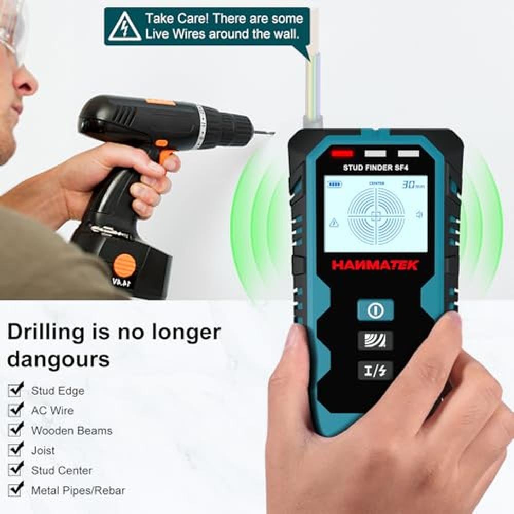 Stud Finder: HANMATEK 5-in-1 Multifunction Wall Scanner – Packaging