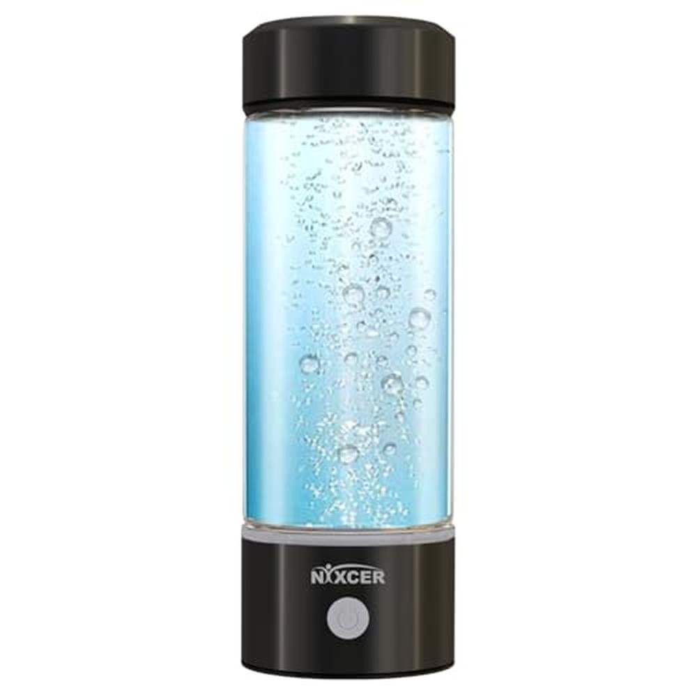 Water Bottle: Nixcer Hydrogen Water Bottle Generator 3-Min – Front View