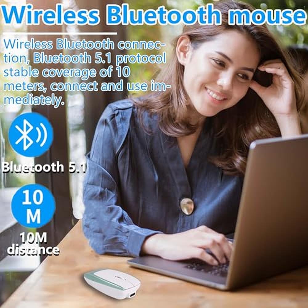 High-Performance Wireless Bluetooth Mouse with Card Reader – Close-up Detail