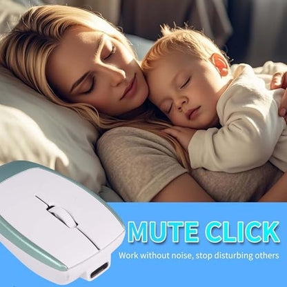 High-Performance Wireless Bluetooth Mouse with Card Reader – In Use