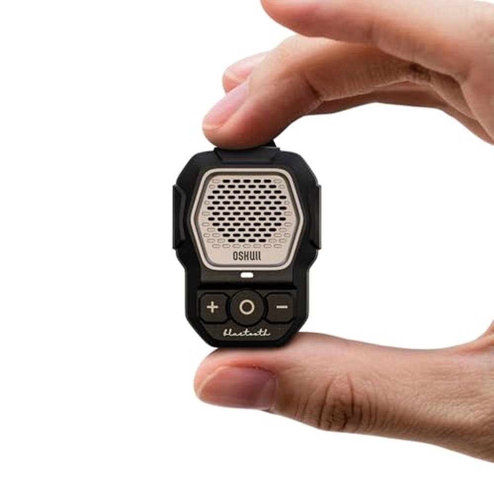 Speaker Clip: MFish Wearable Bluetooth Speaker Clip-On – Front View