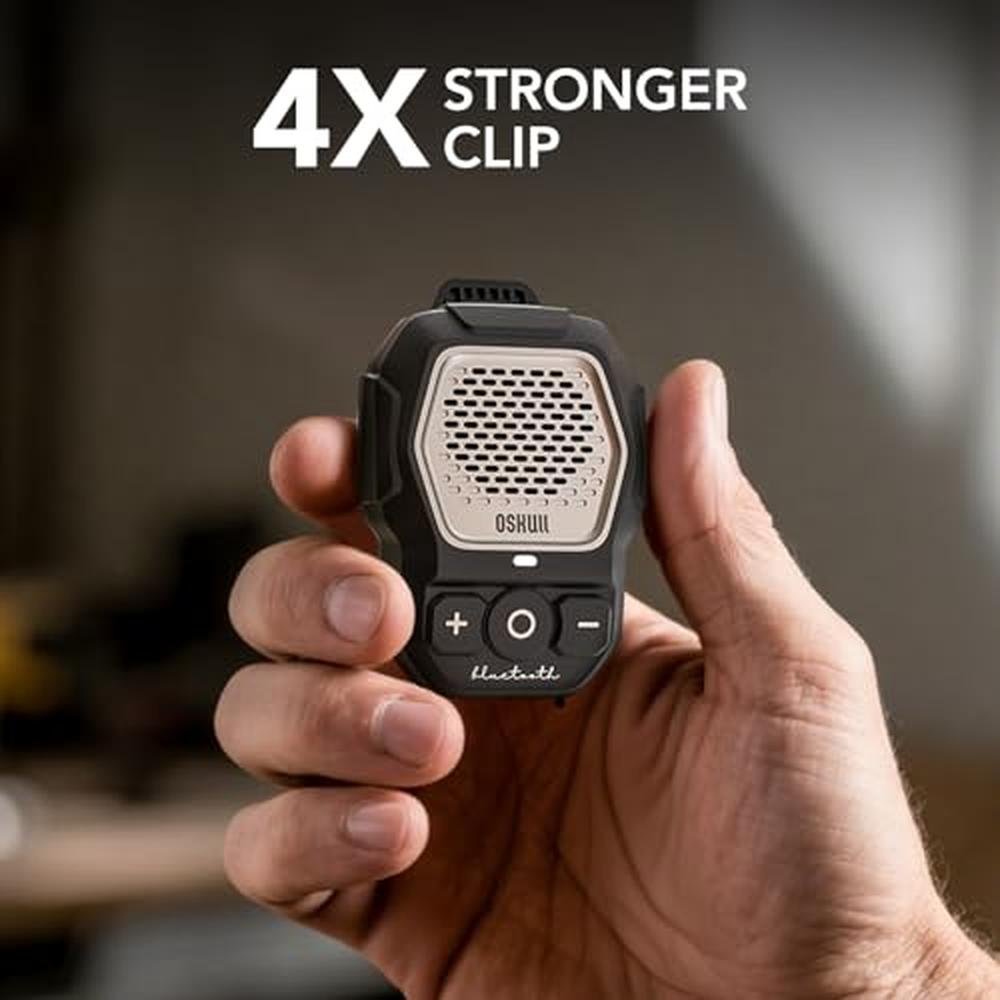 Speaker Clip: MFish Wearable Bluetooth Speaker Clip-On – Packaging